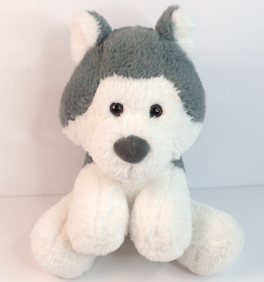 #ad #ad Spark Create Imagine 10quot; Husky Sitting Plush Soft Gray and White Stuffed Animal $15.29