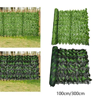 Künstliches Blatt Sichtschutz Zaun Wand Sichtschutz Faux Weinblatt Dekoration für Terrasse