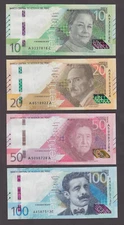 PERU P.NEW FULL SET 10-20-50-100 SOLES 2019  UNCIRCULATED  WE COMBINE  2208 YYY