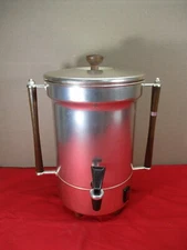 Vintage 1960's Atomic ENTERPRISE Aluminum 30 Cup Coffee Maker Percolator 8730