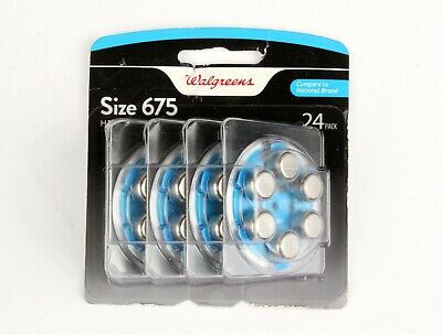 Walgreens Hearing Aid Batteries Size 675 24 Pack Ebay