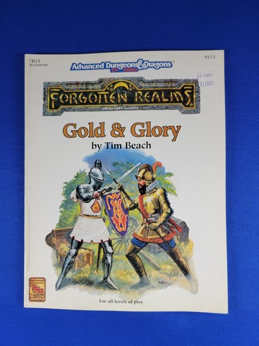 AD&D Gold & Glory Accessory - Forgotten Realms 9373