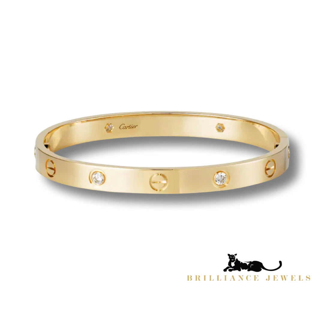 Cartier Yellow Gold and Diamond LOVE Bracelet