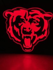 Chicago Bears LED Light Box With Stand NFL NFC