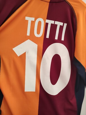 As Roma Totti Maglia Di Totti Originale Maglia Calcio Originale - Main Image