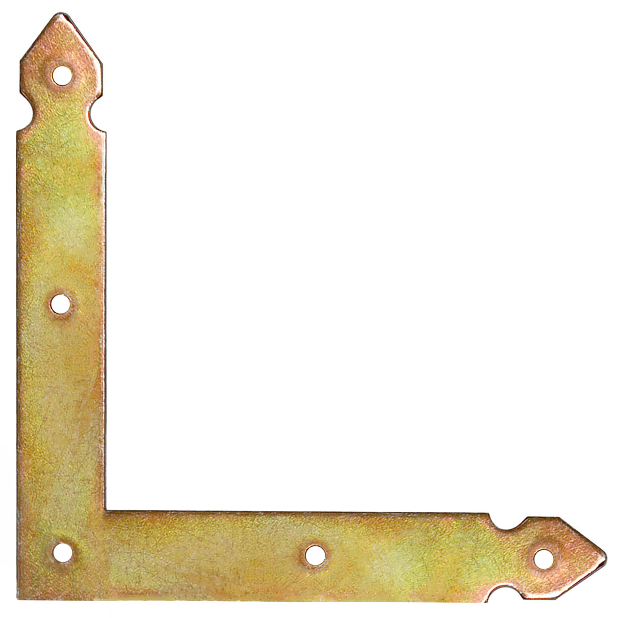 50 Angle 145 x145 Level Flat Corner Connectors Yellow Galvanised