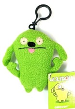 Uglydoll Groody Clip on Peluche Bambola Giocattoli Portachiavi Bambino Zaino Scuola Casa 4,3" 
