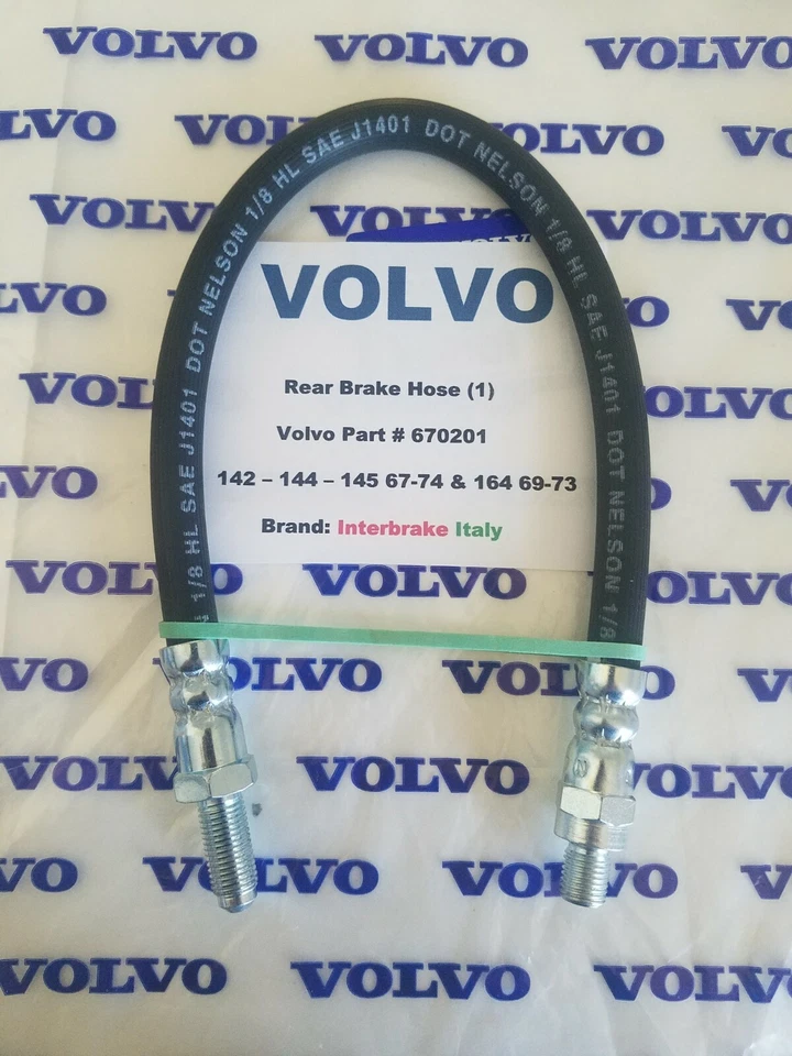 Manguera de freno trasero - Volvo 142 - 144 - 145 67-74 -164 1969-1974 - 1800E ES 70-73 Foto 4 de 4
