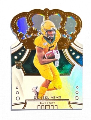 Denzel Mims ~ 2020 Panini Chronicles ~ Crown Royale Rookie #44