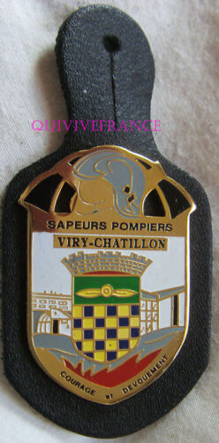 IN11809 - INSIGNE Sapeurs Pompiers VIRY CHATILLON, 91 - Picture 1 of 3