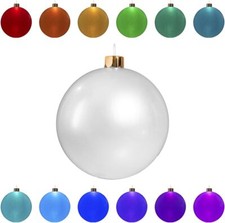 Inflatbale Ornament Balls Outdoor Indoor LED Light Christmas Holiday Decorations
