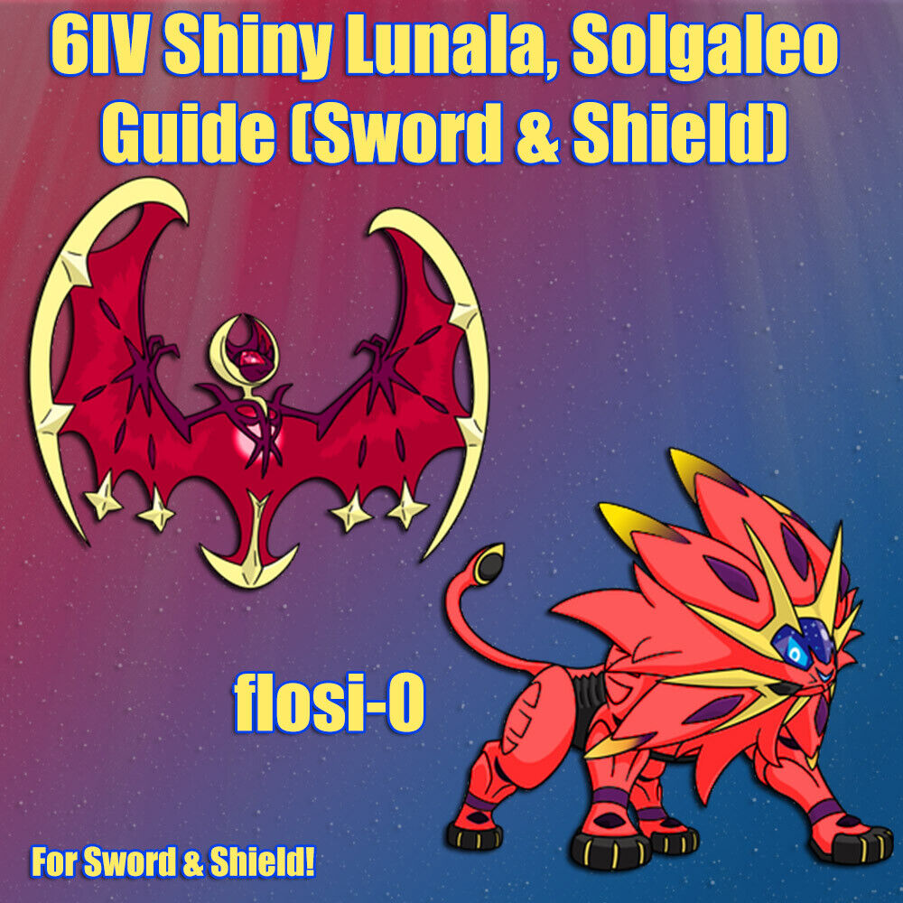 Ultra Shiny 6IV LUNALA Event / Pokemon Sword and (Instant Download