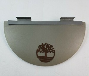 Timberland Brand Metal Shoe Display Shelf Retail Collectible Advertisement