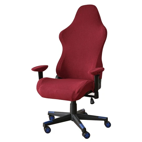 Funda de asiento para sillón de computadora Cubierta de silla para juegos de oficina Sillas de computadora Funda antideslizante - Imagen 9 de 47