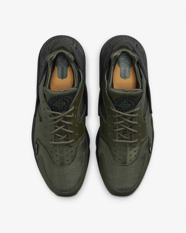 DO6703-300 NIKE AIR HUARACHE CORDURA - CHAUSSURES DE SPORT CARGO KAKI/NOIR PO... - Photo 4/4