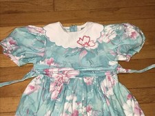 VTG Ruth of Carolina Floral Dress Size 6X