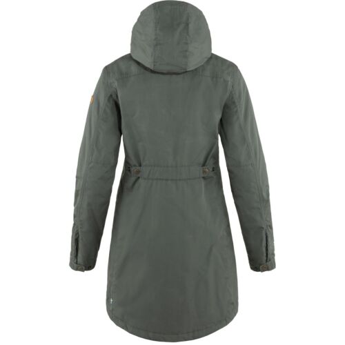 Fjallraven Kiruna Padded Parka Women's Winter Jacket, Basalt, Medium - Picture 2 of 2