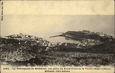 Monaco AK ~1910 Rond Point de la Turbie Panor...