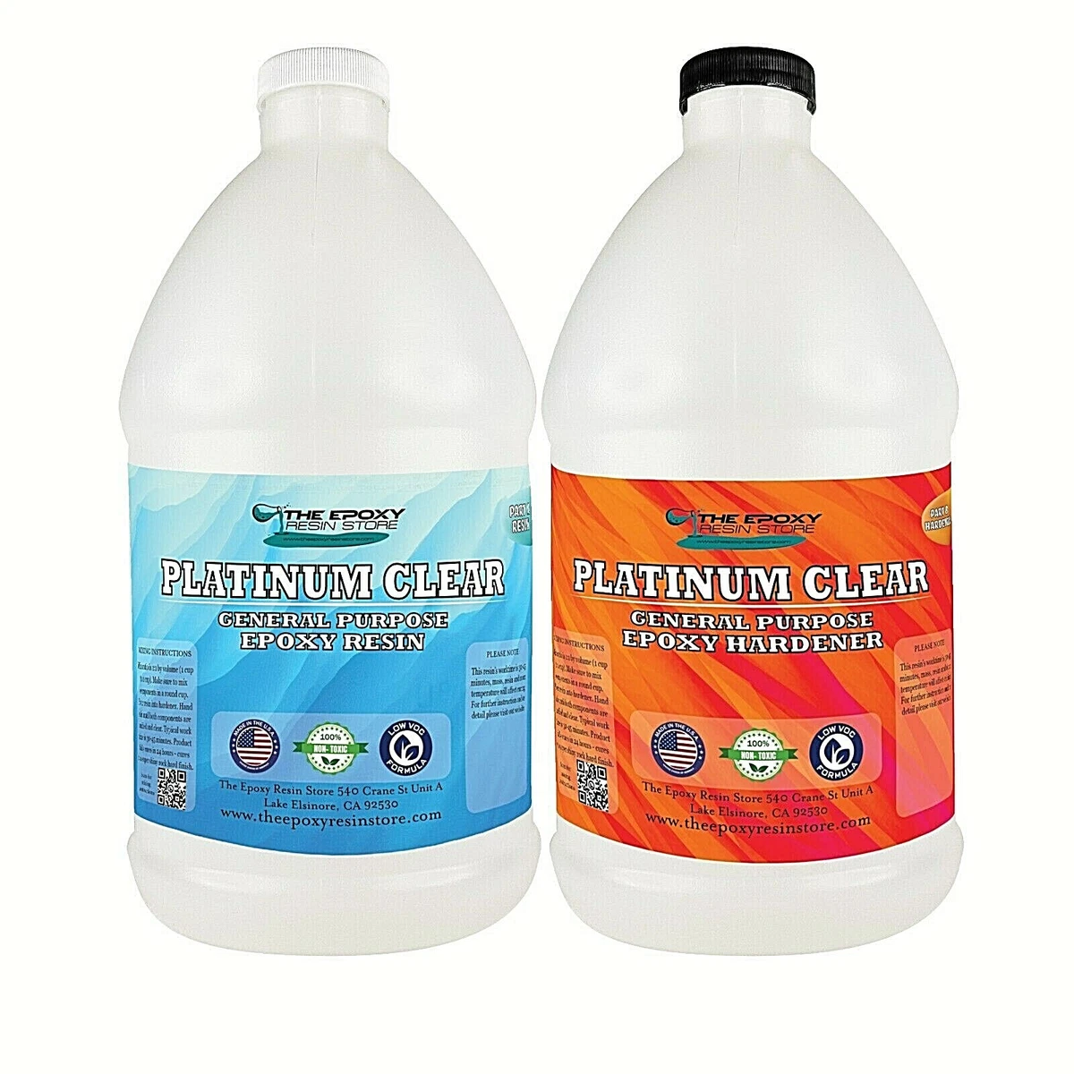 Crystal Clear Epoxy Table Top Resin, 1 Gallon Kit