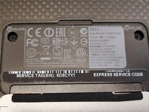 DELL Precision M3800 - Core i7-4702HQ, 16 Go, 256Go, Quadro K1100M, 15,6",W11 #7 - Foto 6 di 12