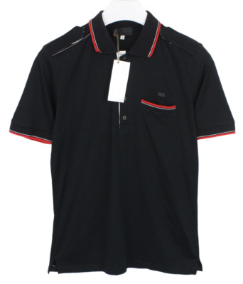 Richmond X Polo T-Shirt Herren Groß Kurzärmelig Trikot Schwarz