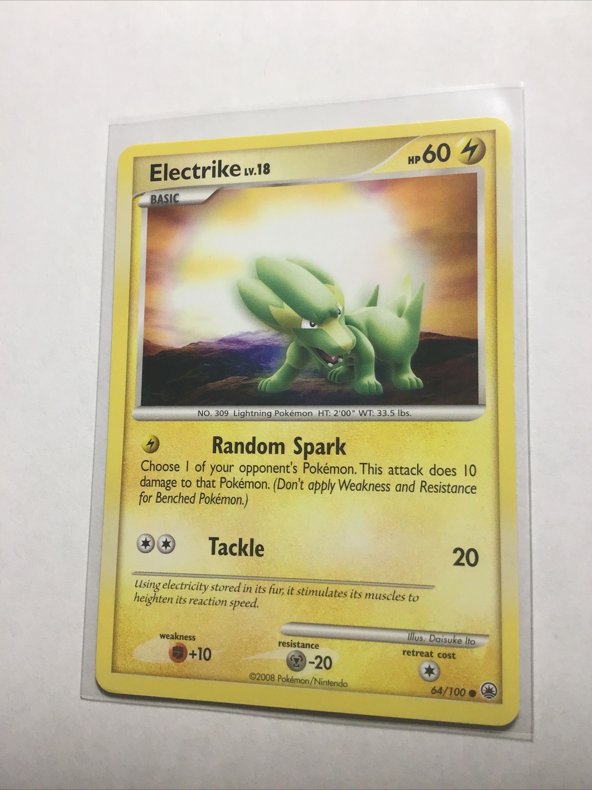 ELECTRIKE - 64/100 - Majestic Dawn - Pokemon Card - LP