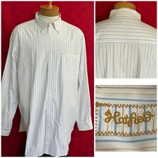 PERFECT Hatfield Brand Pinstripe Men  s Dress Shirt Size XL Hong Kong