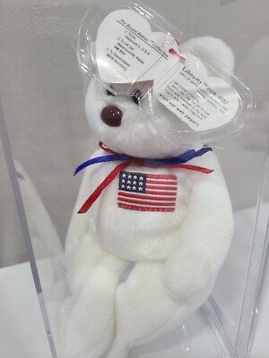 Ty Beanie Baby Babies Rare 4th Gen Libearty Summer Olympics Beanine TBB Auth'd