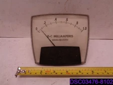 General Electric D-C Milliamperes Box Meter Gauge 50-171111FAFA1