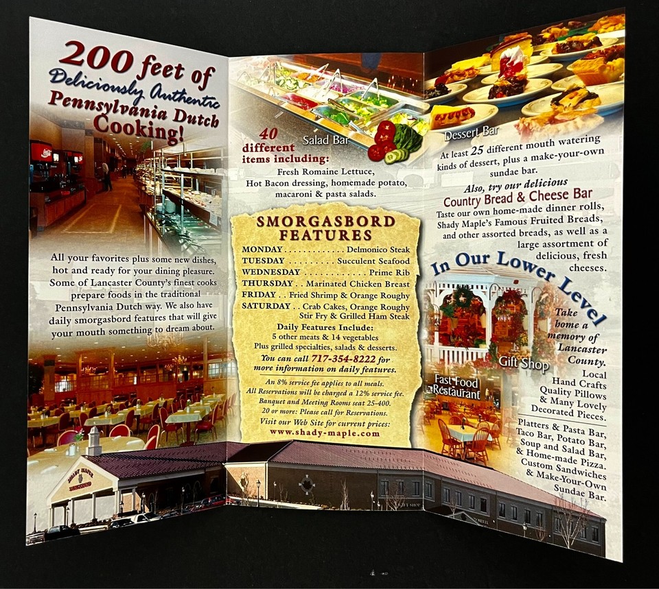 2000s Lancaster Pennsylvania Shady Maple Vintage Travel