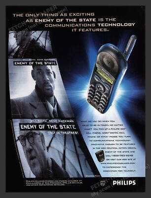 Philips Isis Cell Phone Aeon or Myna Pager Technology 1998 Print Advertisement