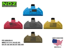 for Glock 17 19 Gen 4-5 Grip Frame Plug Insert Aluminum Black Engraved U.S. Flag