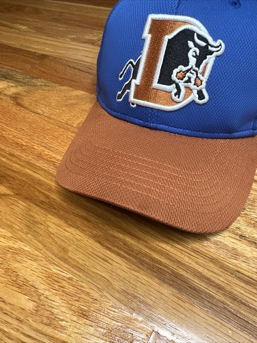 Durham Bulls Sombrero Gorra Ligas Menores Azul Correa Ajustable Gorra Trasera - Imagen 8 de 12