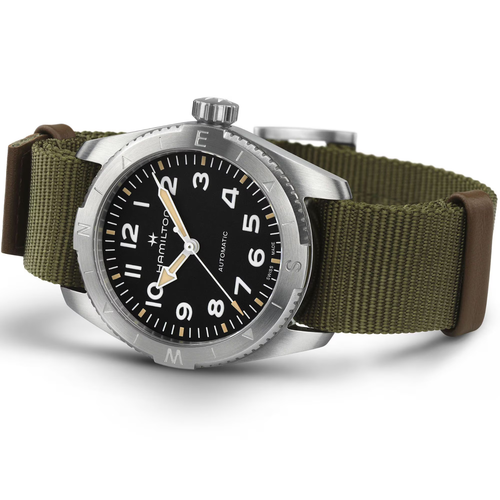 Hamilton Khaki Field Expedition Auto ST Steel Black Dial Men's Watch H70225931 - Picture 3 of 6