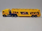 Vintage 1986 Hot Wheels Semi Truck Trailer Transporter Car Hauler Carrying Case