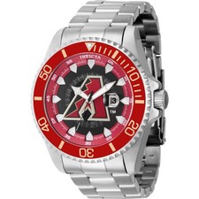 Invicta 43454 MLB Ivory and Red and White and Black Dial 47 mm Men's Watch New