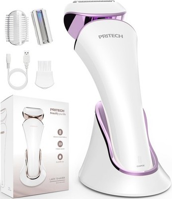 Elektrischer Rasierer für Frauen, Damen-Rasierer, Bikini-Trimmer, kabellos