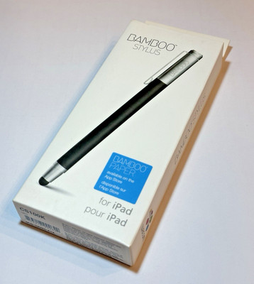 Wacom Bamboo Stylus Solo - Black CS100K - Capacitive Touch Pen for iPad Tablets