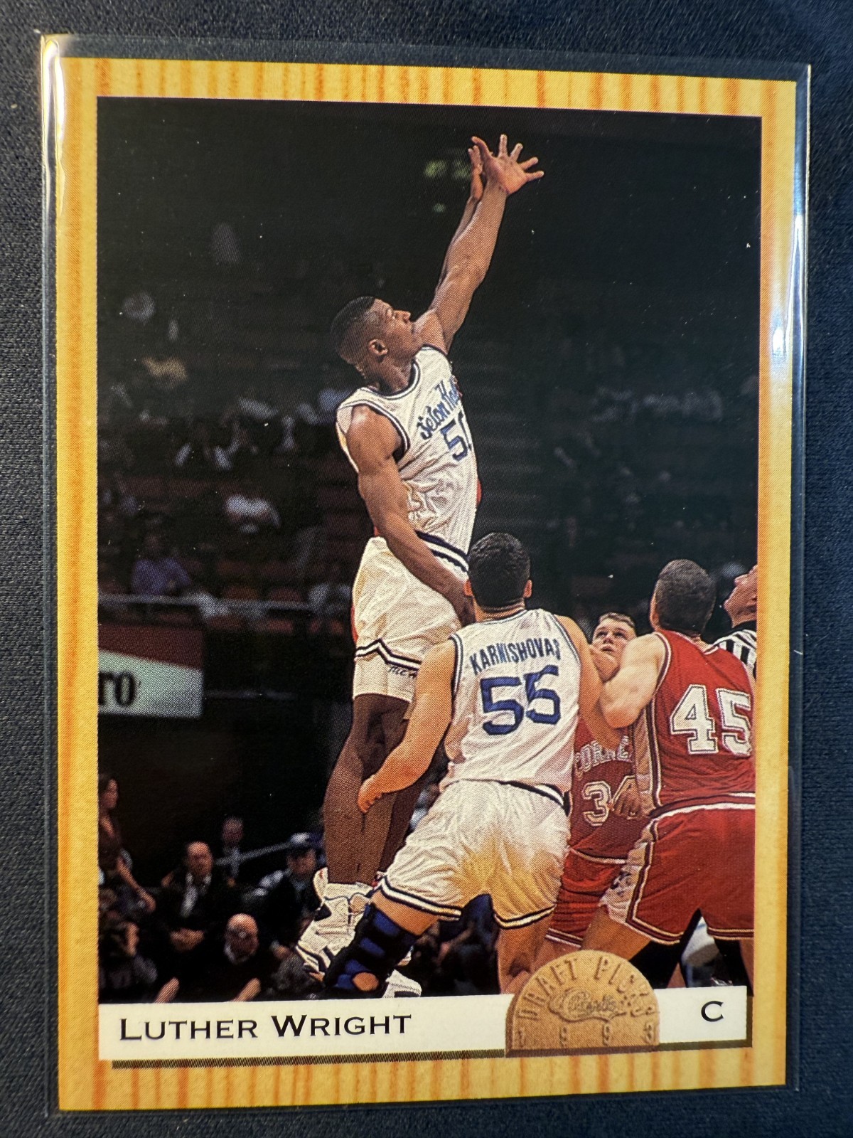 1993 Classic Basketball Draft Picks #82 Luther Wright Utah Jazz