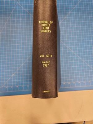 Journal Bone Joint Surgery Vol 69-A Jan-Dec 1987 Simmons Orthopedic Medical