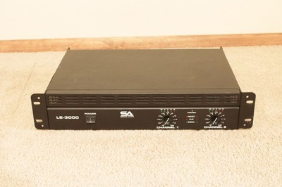 Seismic Audio LE-3000 audio amplifier amp 350w/ch @8ohm speakon XLR 1/4 binding
