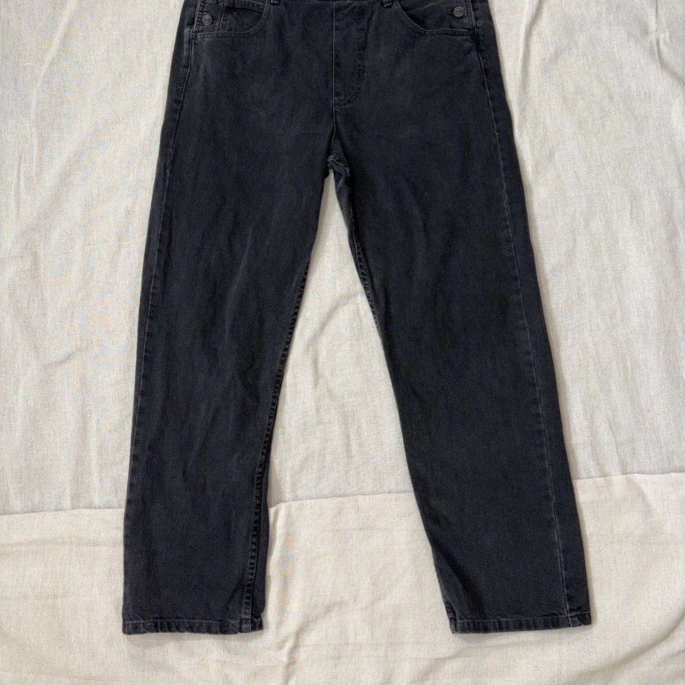Mono Boho Free People We The Free Talla Mediana Ziggy Denim Pierna Recta Negro Foto 4 de 4