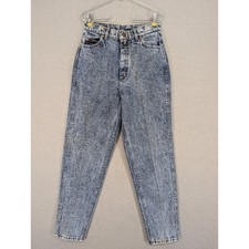 Lee Blue Jeans Size 12 Medium USA Vintage High Waisted Stone Washed -0525G173