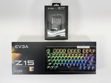  New EVGA Z15 RGB Mechanical Gaming Keyboard  X17 FPS Gaming Mouse BRAND NEW 