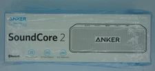 Anker Soundcore 2 Bluetooth Outdoor Speaker Black Stereo Waterproof 24hr – New