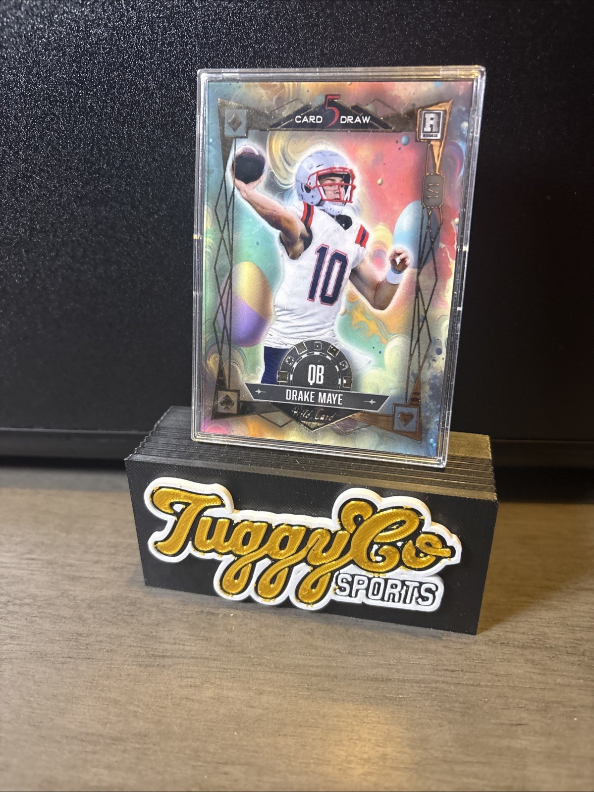 Drake Maye Wild Card 5 Card Draw Hobby Egg Hunt Edition #DM Base