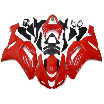 Fairing Kit Full Bodywork Set for Kawasaki ZX6R 2007 2008 ABS Fairings Gloss Red