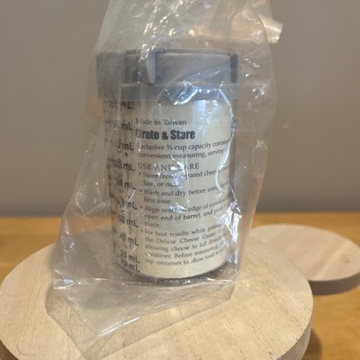 Pampered Chef #1278 Grate and Store Container - Retired Item - NEW