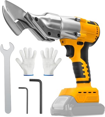 Cordless Metal Shear for DeWalt 20V Max Battery, Brushless 14GA Steel Metal Cutt