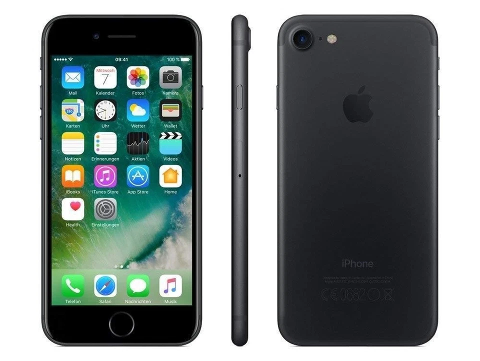 Apple iPhone 7 128GB schwarz IOS LTE Smartphone 4,7" Display ohne Simlock 12 MPX - Bild 4 von 4